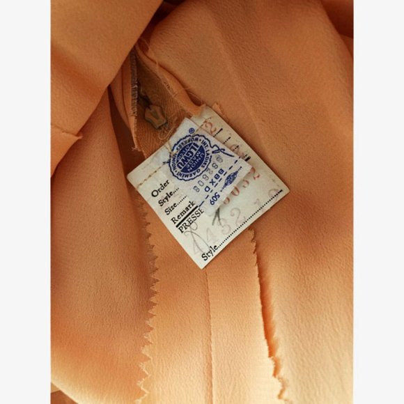 Vtg 70s Deadstock Cocktail Party Dress 10 - Picture 9 of 13